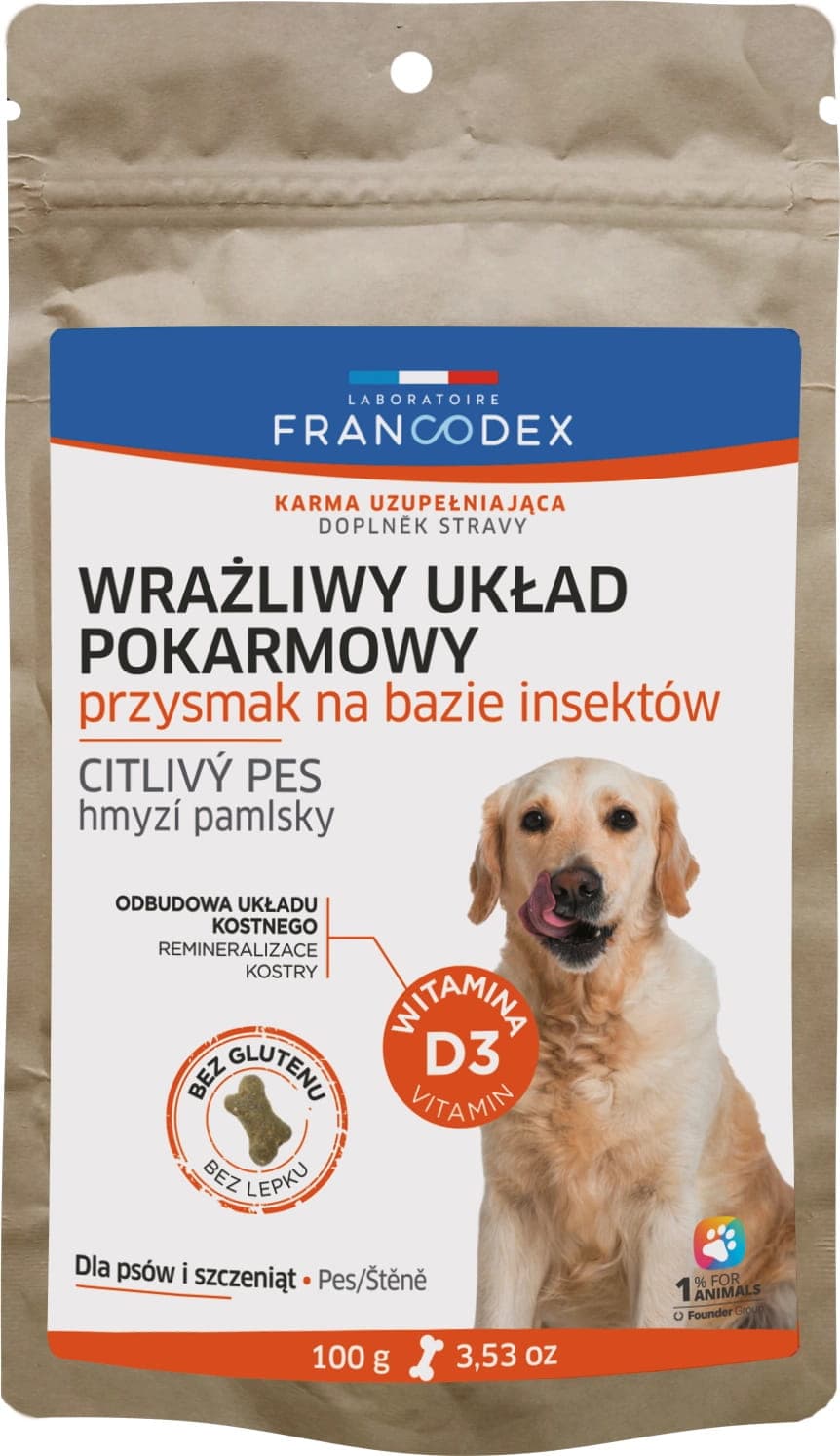FRANCODEX Przysmak dla kotów z wrażliwym układem pokarmowym Sensible 100 g