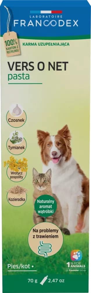 Francodex PL Pasta dla psa i kota na problemy trawienne VERS O NET 70 g 